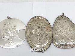 12 Rare Towle 12 Days of Christmas Large Sterling Silver Ornament Set