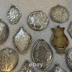 14 Piece Sterling Silver Christmas Ornaments