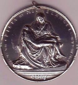 1964 Towle Pieta Sterling New York Worlds Fair Vatican Medallion Xmas Ornament