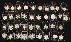 1970-2020 Vintage Gorham Sterling Silver Snowflake Star Retro Christmas Ornament
