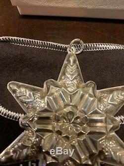 1970 GORHAM STERLING SILVER 1st EDITION CHRISTMAS ORNAMENT SNOWFLAKE