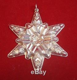 1970 Gorham Sterling Silver Snowflake Ornament