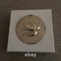 1971 Towle Partridge in a Pear Tree Sterling Silver Ornament