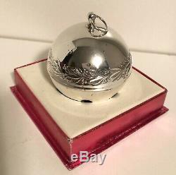 1971-Wallace Silversmith-Sleigh Bell Christmas Ornament-Ltd Ed- Silver Plate