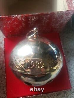 1971 and 1973-2016 wallace silverplate bell ornaments. Bonus of 5 extra 1988. 50