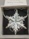 1972 Gorham Sterling Christmas Snowflake Ornament New, MINT, Unused, withbox & bag
