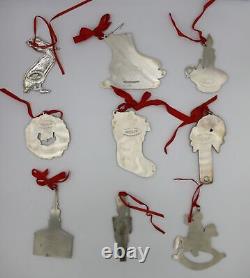 1973-1999 Gorham American Heritage Sterling Silver Christmas Ornament Collection