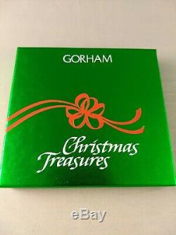 1973 Gorham Wisemen Sterling Silver Christmas Ornament Mint, Unused withbox, bag