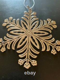 1973 MMA Metropolitan Museum of Art Sterling Silver Snowflake Ornament