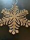1973 MMA Metropolitan Museum of Art Sterling Silver Snowflake Ornament