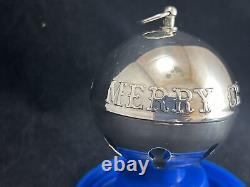 1973 Vintage Wallace Silver Sleigh Bell Christmas Ornaments-Bell Only No Box