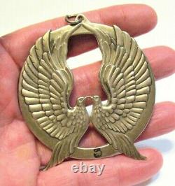 1973 Wallace PEACE ON EARTH Dove Christmas Ornament STERLING SILVER 33.6 GRAMS