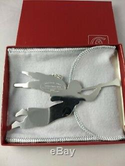 1974 American Heritage Angel With Trumpet Sterling Silver Christmas Ornament