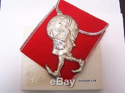 1977 Gorham Sterling Silver Limited Edition Elf Judy Lee Christmas ornament