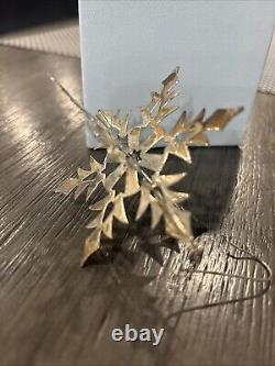 1977 Halls Inman Sterling Silver Snowflake Christmas Ornament, Excellent