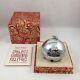 1977 Wallace Silver Plate Sleigh Bell Christmas Ornament with Original Box & Paper