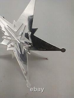 1978 Halls Inman Sterling Silver Star Christmas Ornament, Excellent