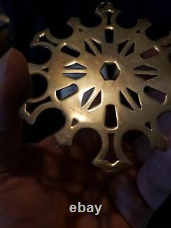 1978 Mma Sterling silver Snowflake Christmas Ornament