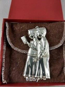 1979 Gorham Choir Boys Sterling Silver Christmas Ornament Mint, Unused withbox, bag