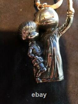 1980 Sterling Silver Christmas Ornament Hallmarks Little Gallery only 125 made