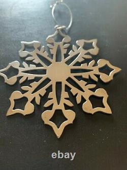 1982 MMA Metropolitan Museum of Art Sterling Silver Snowflake Ornament