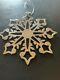 1982 MMA Metropolitan Museum of Art Sterling Silver Snowflake Ornament