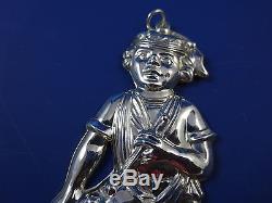 1984 Gorham Sterling Silver Christmas Ornament Drummer Boy with Box