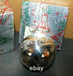 1985 15th Wallace Annual Edition Silverplate Bells Christmas Ornament Box