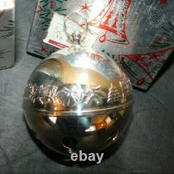 1985 15th Wallace Annual Edition Silverplate Bells Christmas Ornament Box