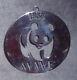 1988 World Wildlife Federation Solid Sterling Panda Christmas Ornament Medallion
