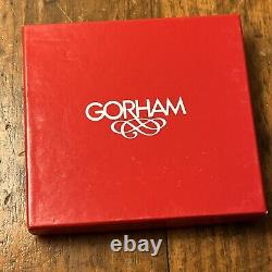 1992 Gorham Sterling Silver Christmas Snowflake Ornament MINT withbox, bag