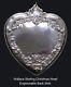 1992 Wallace Grande Baroque Heart Sterling Ornament 3.5 First Edition