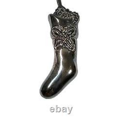 1994 Tiffany sterling Silver 925 Christmas Ornament Stocking Extremely Rare