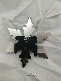 1996 Gorham Sterling Silver Snowflake Ornament New, Unused, MINT withbox & bag