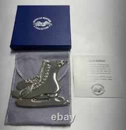 1997 American Heritage Collection Sterling Silver (. 925) Ice Skates Ornament