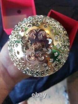 1998 Silver Christmas Ornament John Hardy Ball Huge Rare
