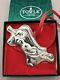 1998 TOWLE STERLING SILVER ANGEL CHRISTMAS ORNAMENT 4 1/2 Wide MINT