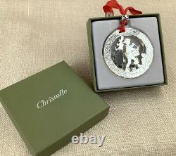 1999 Christofle Silver Plated Christmas Tree Ornament 3D Drummer Boy Bauble