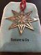 1999 Tiffany & Co. Sterling silver Christmas holiday ornament snow flake WithBag