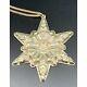 1st Edition 1970 Sterling Silver Snowflake Ornament Gorham Pendant w Chain