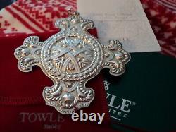 2000 TOWLE 1st Edition Celtic Series Sterling Silver Christmas Ornament