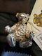 2001 Rebecca Dykstra Sterling Silver Christmas Ornament Large Teddy Bear rare
