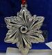 2003 Lunt Sterling Silver Annual Star Christmas Ornament Swirl NOS Boxed