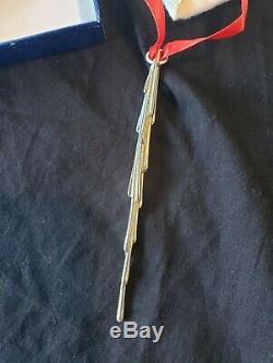 2003 Lunt Sterling silver Christmas Ornament Icicle Rare