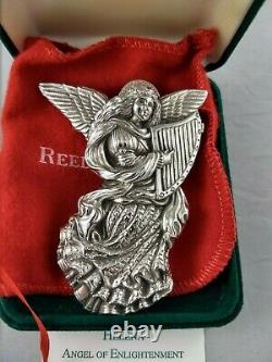2004 Reed Barton Angel Sterling Silver Christmas Ornament New, Mint, withbox, bag