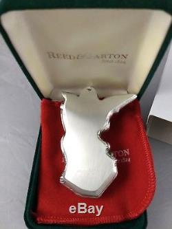 2004 Reed Barton Angel Sterling Silver Christmas Ornament New withbox, bag