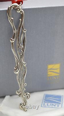 2005 Lunt Sterling Silver VictorIan Icicle Christmas Ornament Scarce NOS Box
