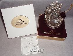 2006 Wallace 6th Annual Grande Baroque Angel Sterling Silver Christmas Ornament