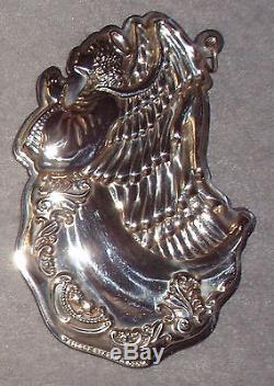2006 Wallace 6th Annual Grande Baroque Angel Sterling Silver Christmas Ornament