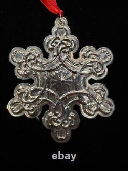 2007 Wallace Grande Baroque Sterling Silver Snowflake Ornament 10th Edition (2)